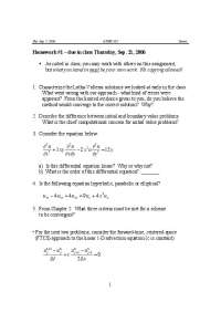 ATMS 502 Homework: Lotka-Volterra Solutions and Finite Difference Schemes - Prof. Brian F.