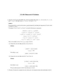 Interactive Computer Graphics - Homework 3 Solutions | CS 418