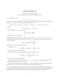 Homework 2 with Solved Problems - Applied Regression and Design | STAT ...