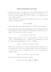 Homework 2 Solutions - Advanced Probability and Statistical Inference I ...