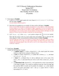 Homework 12 Solutions - Discrete Mathematical Structures | CS 173 - Docsity