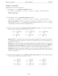 5 Questions with Solutions on Calculus III - Exam 3 | MATH 241 - Docsity