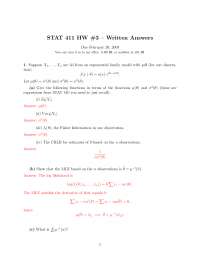 5 Questions on Statistics and Probability II with Answers - Homework ...