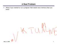 Lecture Slides on Virtual Memory - Computer Architecture II | CS 232 ...