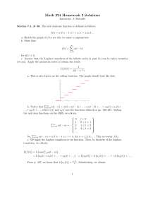 Homework #2 with Solutions - Elementary Differential Equations | MATH ...