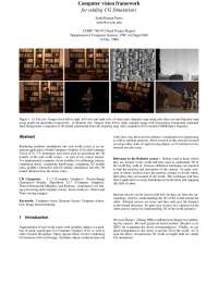 Computer Vision Framework for Adding CG Simulations – Final Project ...