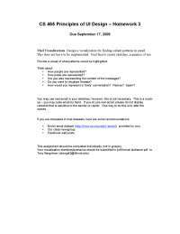 Mail Visualizations - User Interface Design - Homework III | CS 465 ...