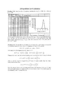 Problem Set 4 Solutions - Thermal Physics | PHYS 224