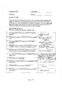 Human Anatomy and Physiology - Exam 1 Solutions | CONJ 402