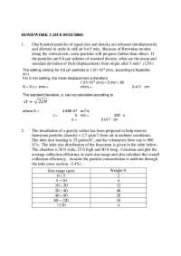 6 Questions on Air Pollution-Control with Solution - Assignment | ENV 4121