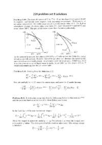 Problem Set 9 Solutions for Thermal Physics | PHYS 224
