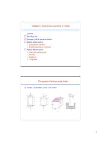Mechanical Properties of Metals: Stress, Strain, Elastic and Plastic Deformation - Prof. M