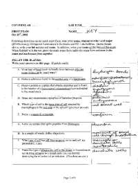 Exam 1 Solutions - Human Anatomy and Physiology | CONJ 401
