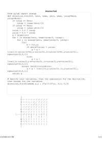 Using SAGE for Visualizing Direction Fields and Solutions of Differential Equations - Prof