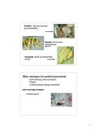 Lecture Slides on Predators - Entomology | BIOL 454