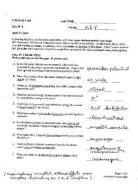 Human Anatomy and Physiology - Solved Exam | CONJ 403