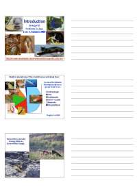 Exploring Vertebrate Taxa: Natural History and Extinctions - Prof. Karen Petersen