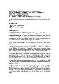 Quantum Mechanics Homework: Solving Diff. Equations & Finding Energy Levels - Prof. David 