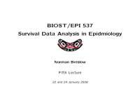 Comparing Survival Functions: Testing for Differences in Hazard Rates - Prof. Norman Bresl