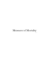 Measures of Mortality - Lecture Slides | SOC 331