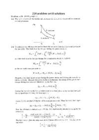 Thermal Physics - Problem Set 8 Solutions | PHYS 224