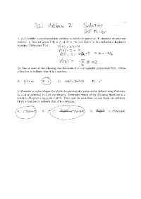 Solution of Midterm Exam 2 - Electromagnetism | PHYS 321