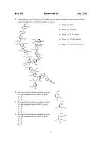 PSE 476: Homework 5 - Quinone Methide Structures in Lignin