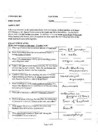 Exam 1 Questions with Solutions - Human Anatomy and Physiology | CONJ 403