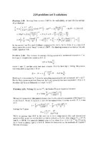 Problem Set 5 Solutions - Thermal Physics | PHYS 224