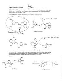 Exam 1 Resolution - Organic Chemistry Lab | CHEM 242 - Docsity
