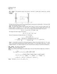 Solutions for Assignment - Waves, Electricity and Magnetism | PHYS 122 ...