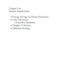 Chapter 11b: Special Transformers - Power Systems | ECE 461 - Docsity