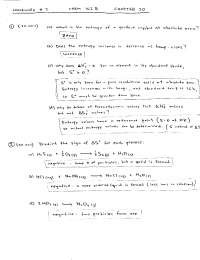 10 Solved Questions for Assignment 7 - General Chemistry | CHEM 162 ...