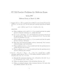 Practice Problems for Midterm Exam - Applied Spatial Statistics | ST ...
