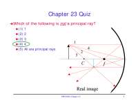 Practice Quiz with Answer Key - Physics II | PHY 2054 - Docsity