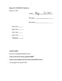 Exam 1 Questions with Answer - Introduction to General Chemistry | CHEM ...