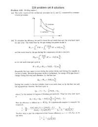 Thermal Physics - Problem Set 8 Solutions | PHYS 224 - Docsity