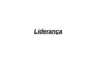 Teorias sobre Liderança