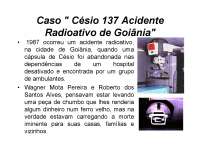 Acidendte Cesio Particulas E Ondas Caso Cesio 137 Acidente Radioativo De Docsity
