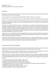 Filosofia ergonômica na metodologia do design