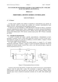 TIRISTORES e RETIFICADORES CONTROLADOS
