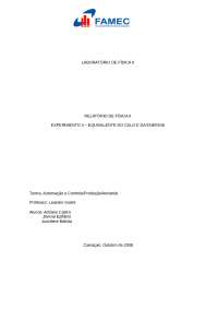 Relatorio de Fisica II