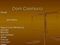Comparação entre Dom Casmurro e o código penal