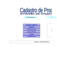 Documento de Orçamento de uma Empresa de Venda de Roupas