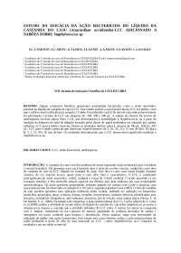 Eficácia da ação bactericida da castanha de caju 