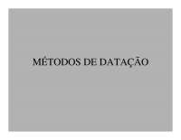 Métodos de datação