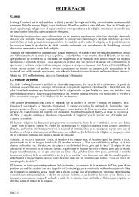 FEUERBACH El autor Ludwig Feuerbach nació en Landshut en 180