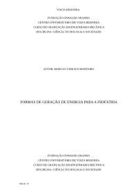 FUNDAÇÃO OSWALDO ARANHACENTRO UNIVERSITÁRIO