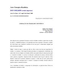 Redação de artigos científicos: diretrizes e recomendações