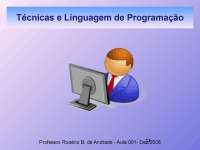 Tecnicas de Linguagem de Programação